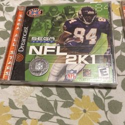 NFL 2k1 For Sega Dreamcast