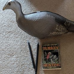 Collapsible Hen Decoy And Book
