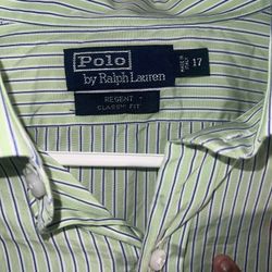 Men’s Long Sleeve Button-Down Polo Dress Shirt