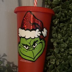 Starbucks Custom Grinch Cup
