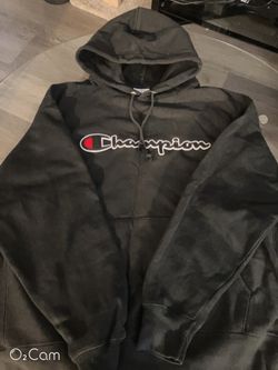 Sudadera Negra Champion 2xL