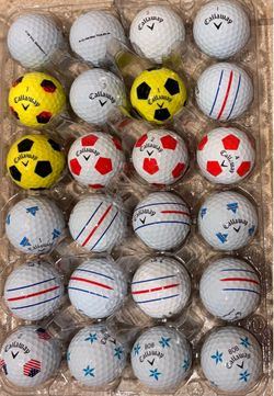 2 Dozen Like New Callaway Tour Golf Balls—Triple Track, Truvis, Chrome Tour, Chrome Soft and Golf Balls As Pictured ⛳️ ———