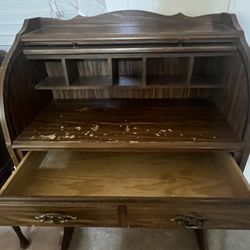 Old Roll Top Desk Must Get Rid Of Everything 