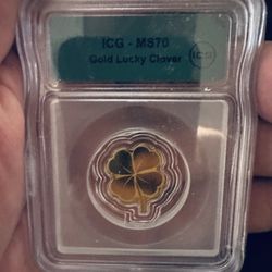 Icg Ms70 1/500th .999 Gold 