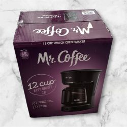 Mr. Coffee Machine 12 Cup Machine  (new)