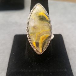 Bumblebee Jasper Ring