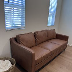 Leather Couch 