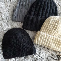 Handmade Beanies All Sizes With Or Without Pompom