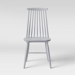 Harwich High Back Windsor Dining Chair Gray - Threshold