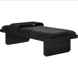 Bryaunna Chenille Fabric Upholstered Bench