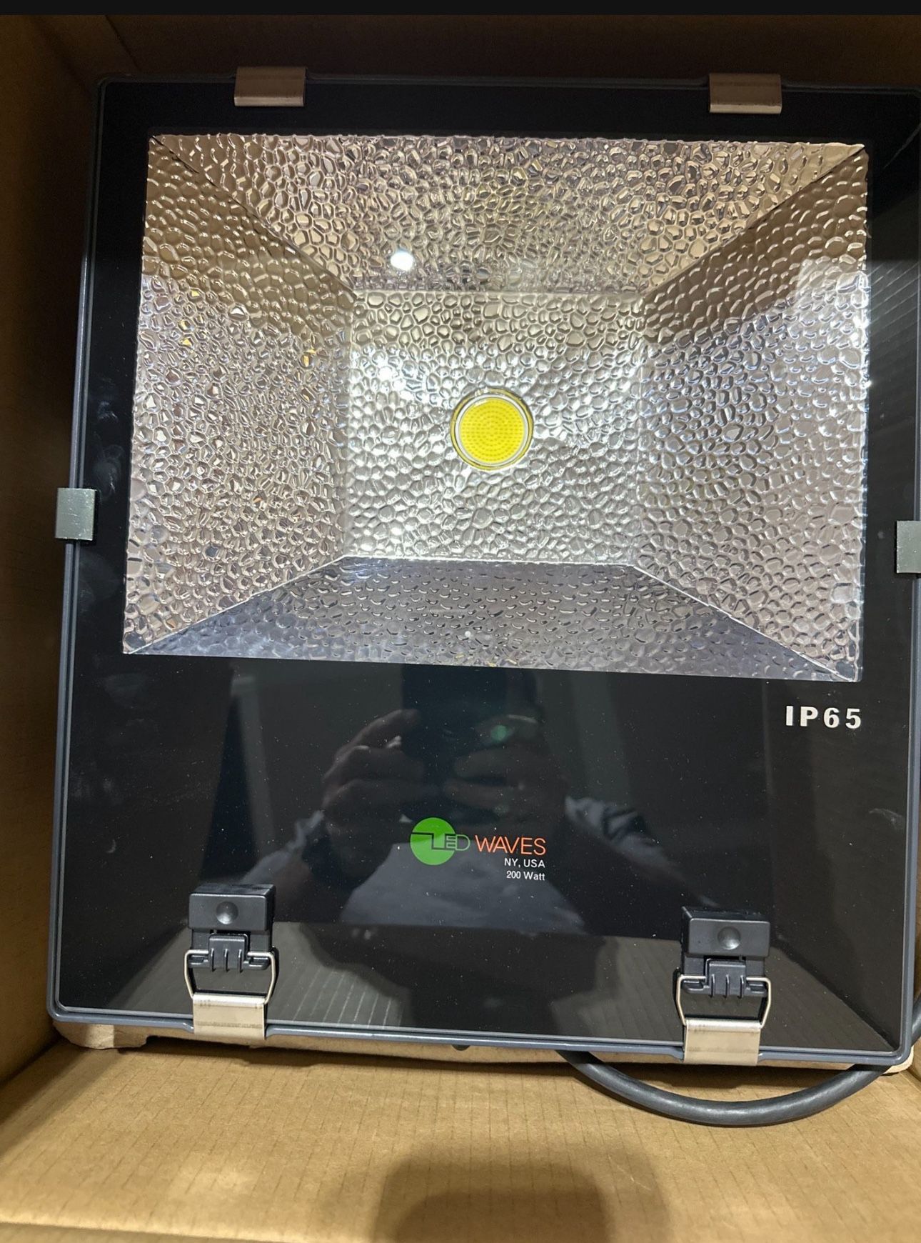 200W LED Flood Lights (Set of 2) β NEW in Box