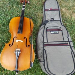cello with bow