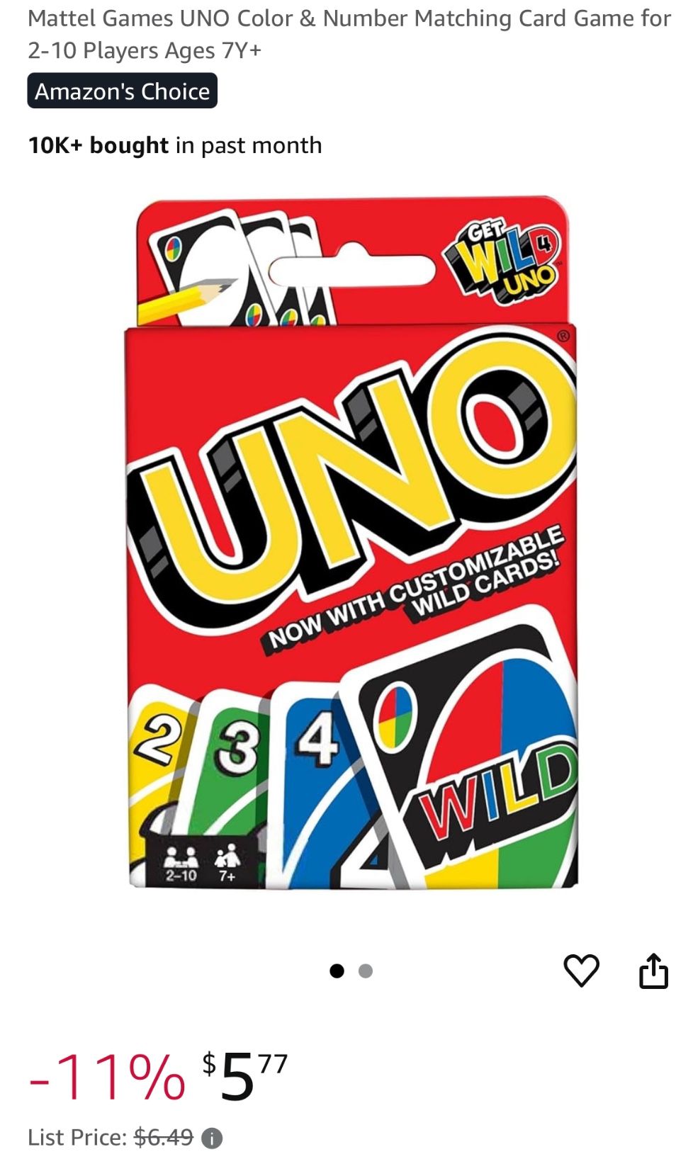 Uno Card Game