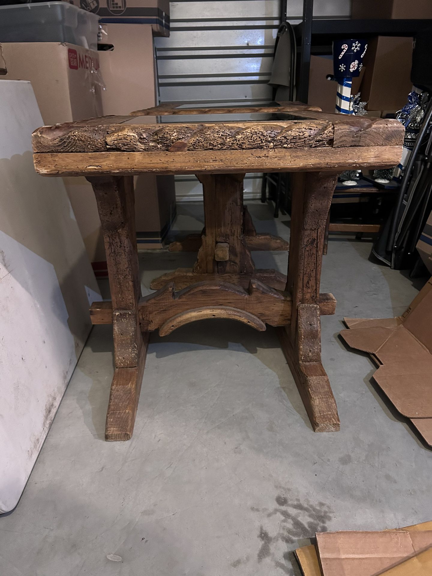 Rustic end tables