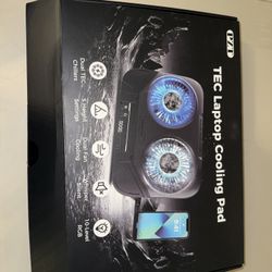 PZT Dual-Core TEC Laptop Cooling Pad with Dual Stepless-Quiet Fans