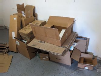 Free Cardboard Boxes - must pick up 6/27
