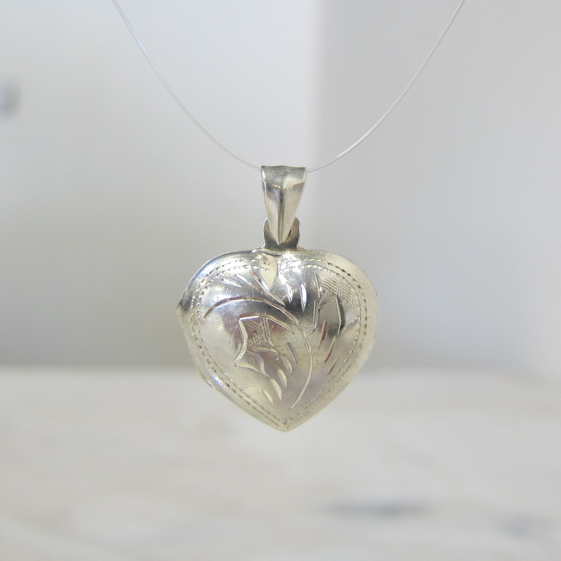Sterling Silver Heart Locket Pendant