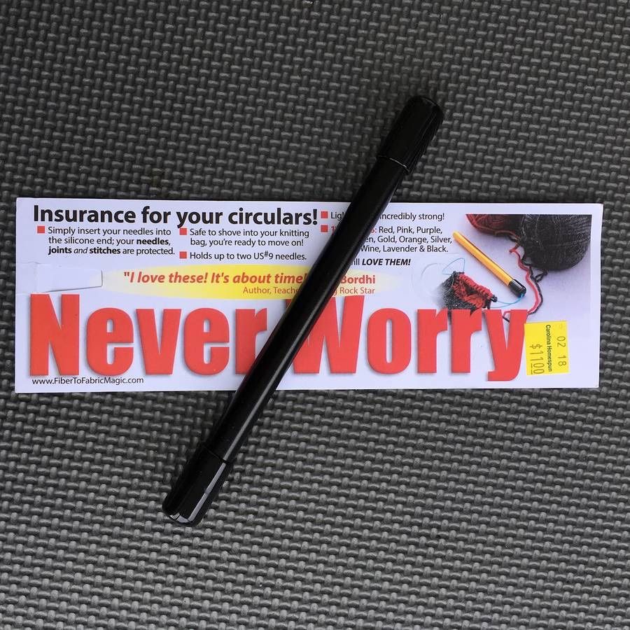 Never Worry Circular Knitting Needle Holder Tools and Accessories