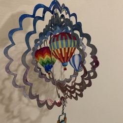 Hot Air Balloons Wind Spinner