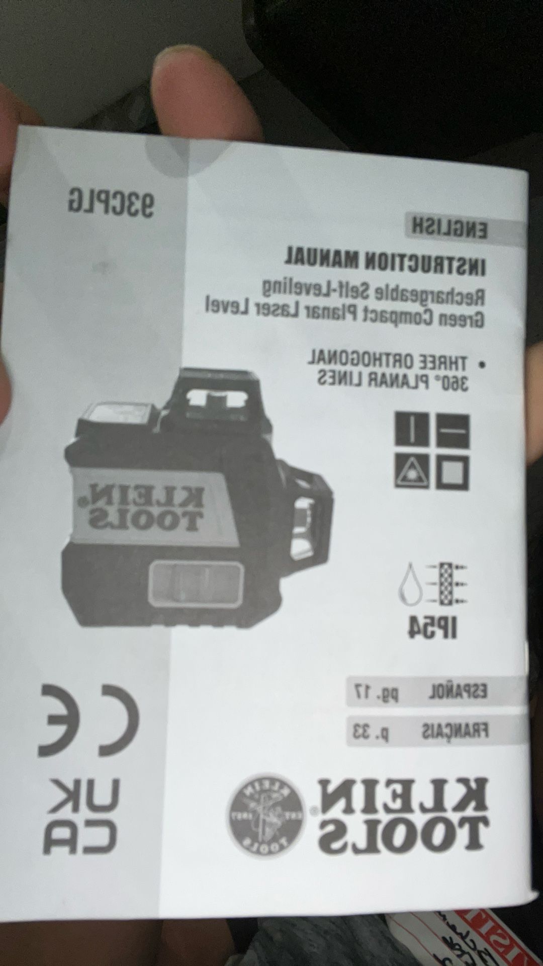 Klein Tools 3 Point Laser Level