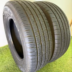 U607  225 65 16 100T  Falken  Sincera SN 201 A/S  2 Used Tires 85% Life 