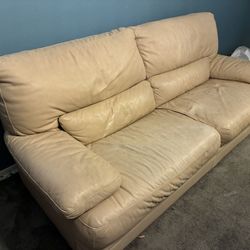Leather Sofa – Super Comfortable