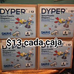 Wipes & Diapers Size 4 Only ..$13 Each (Cada Caja)