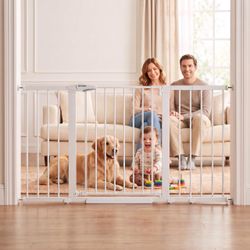 BRAND NEW 29.7-57" Extra Wide Baby Gate,Dog Gate Indoor For Doorways & Stairs