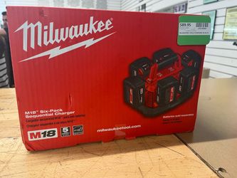 Milwaukee M18 six pack sequential charger