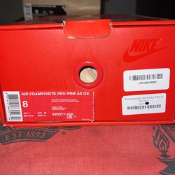 Foamposite Vachetta tan Size 8