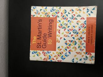 The St Martins Guide To Writing 