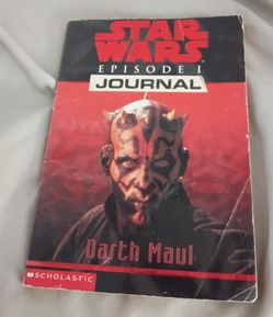 Star Wars Episode 1 Journal Darth Maul paperwork book
