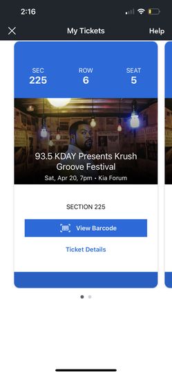 Krush Groove Tickets