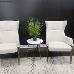 Table 2 Chairs And Plant 