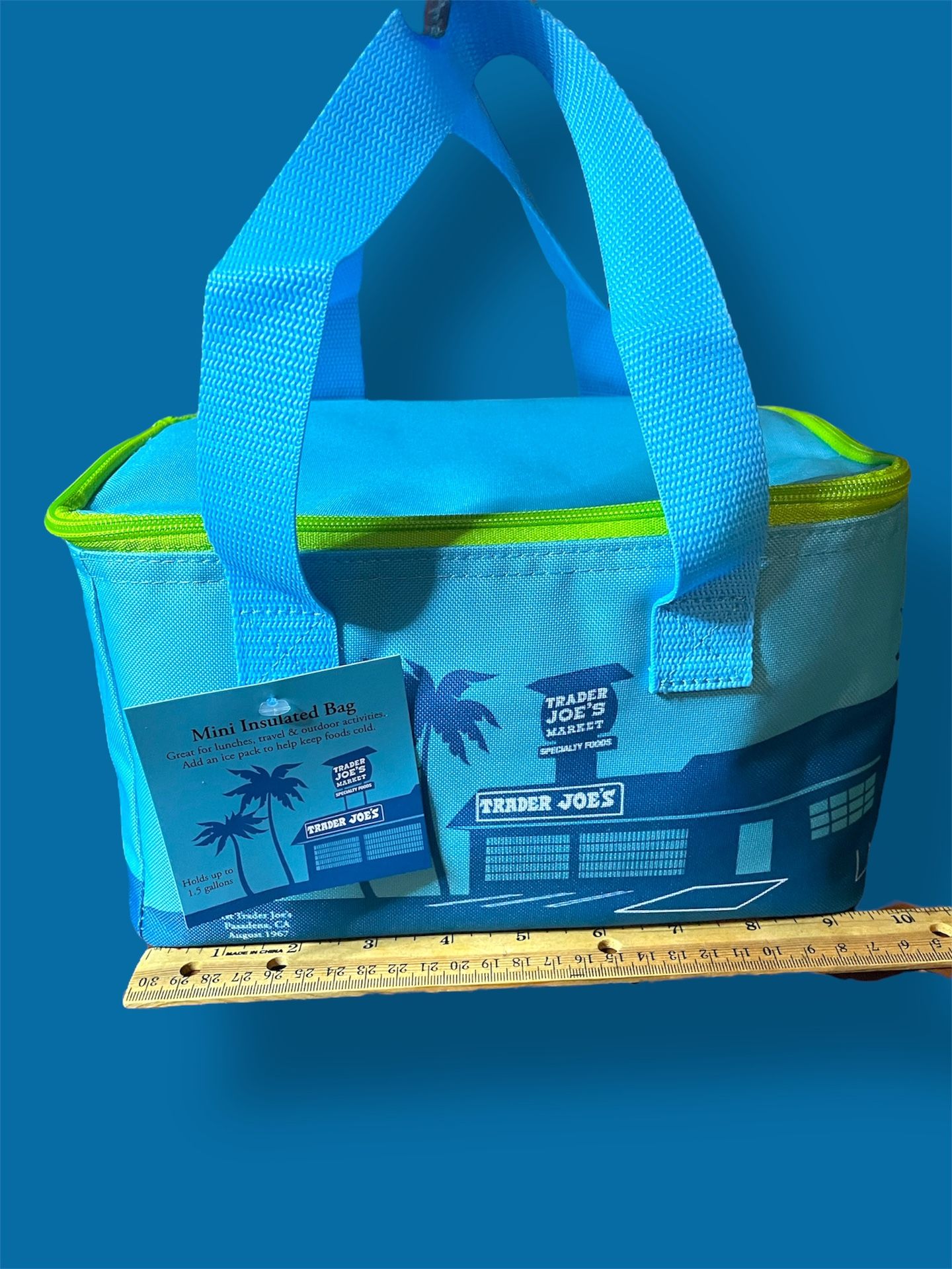 Trader Joes Mini Insulated Lunch Bag/Foldable Cooler (1 count, Brand new)