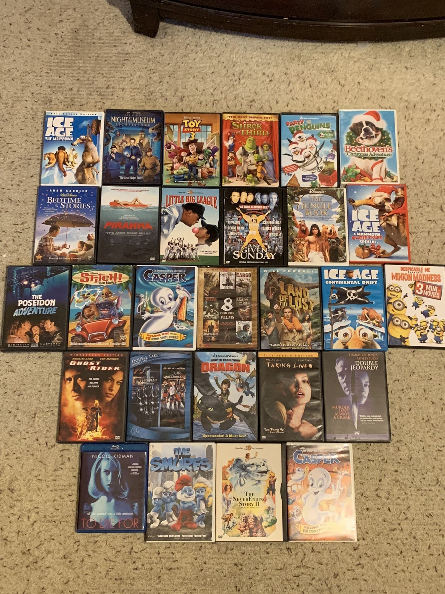 DVDS and Blue-rays