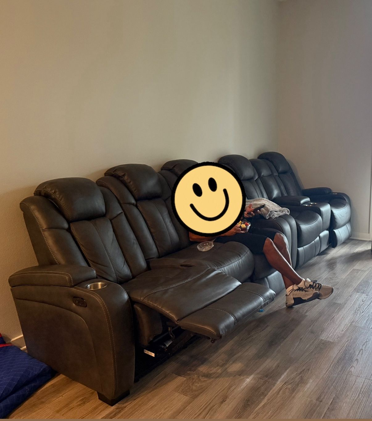 Two Electrical Reclining Couches