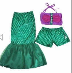 Size 6 mermaid bathing suit