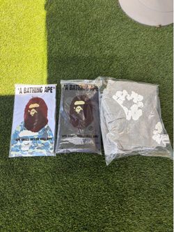 2 Bathing Ape and Grey denim Tear bundle
