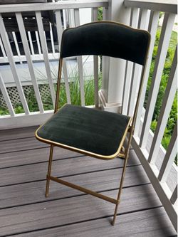 Vintage A. Fritz&Co. Hollywood Regency Folding Chair