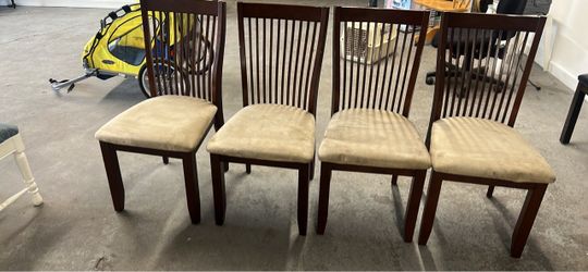 solid, wood dining chairs 4 solid, wood dining chairs