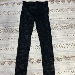 Spanx Leggings Black Camo 