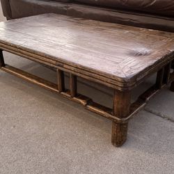 Antique Chinese Ming Shanxi Low Kang Table Tea Table Coffee Table
