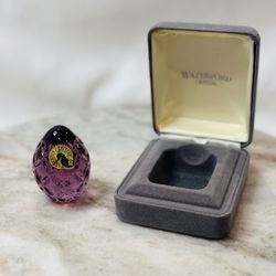 Waterford Crystal Amethyst Mini Egg 