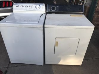 Washer and dryer