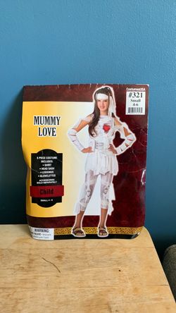 HALLOWEEN MUMMY KIDS SIZE SMALL 4-6 COSTUME