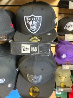 Raiders new era fitted hat authentic $50 each