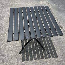 New Black Power Coated Collapsing Table