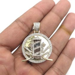 Barber Pendant 14k