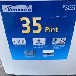 Kenmore 35 Pint Dehumidifier Like New